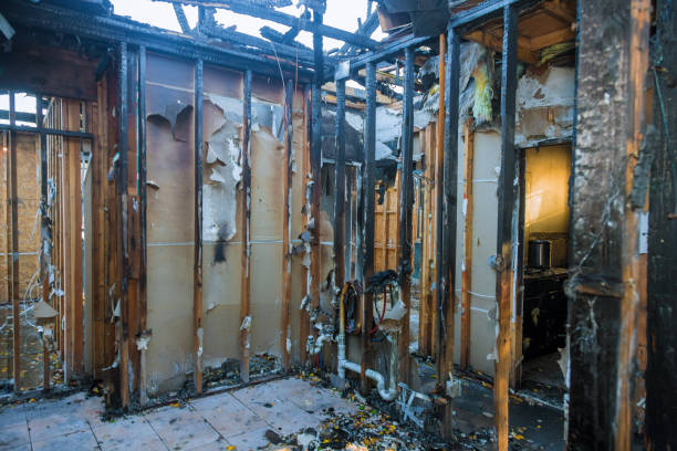 Professional Fire Damage Assessment technician working in Erwinna, PA